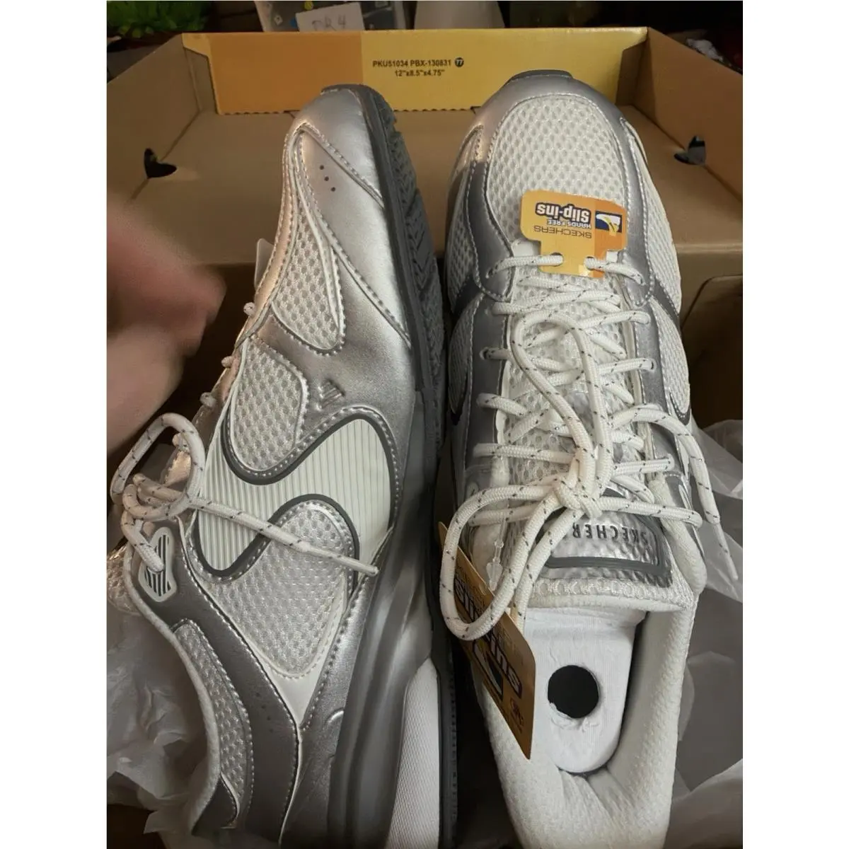 Skechers shoes - Skechers Slip-ins Exhilarate - Exhilarate - Silver 1