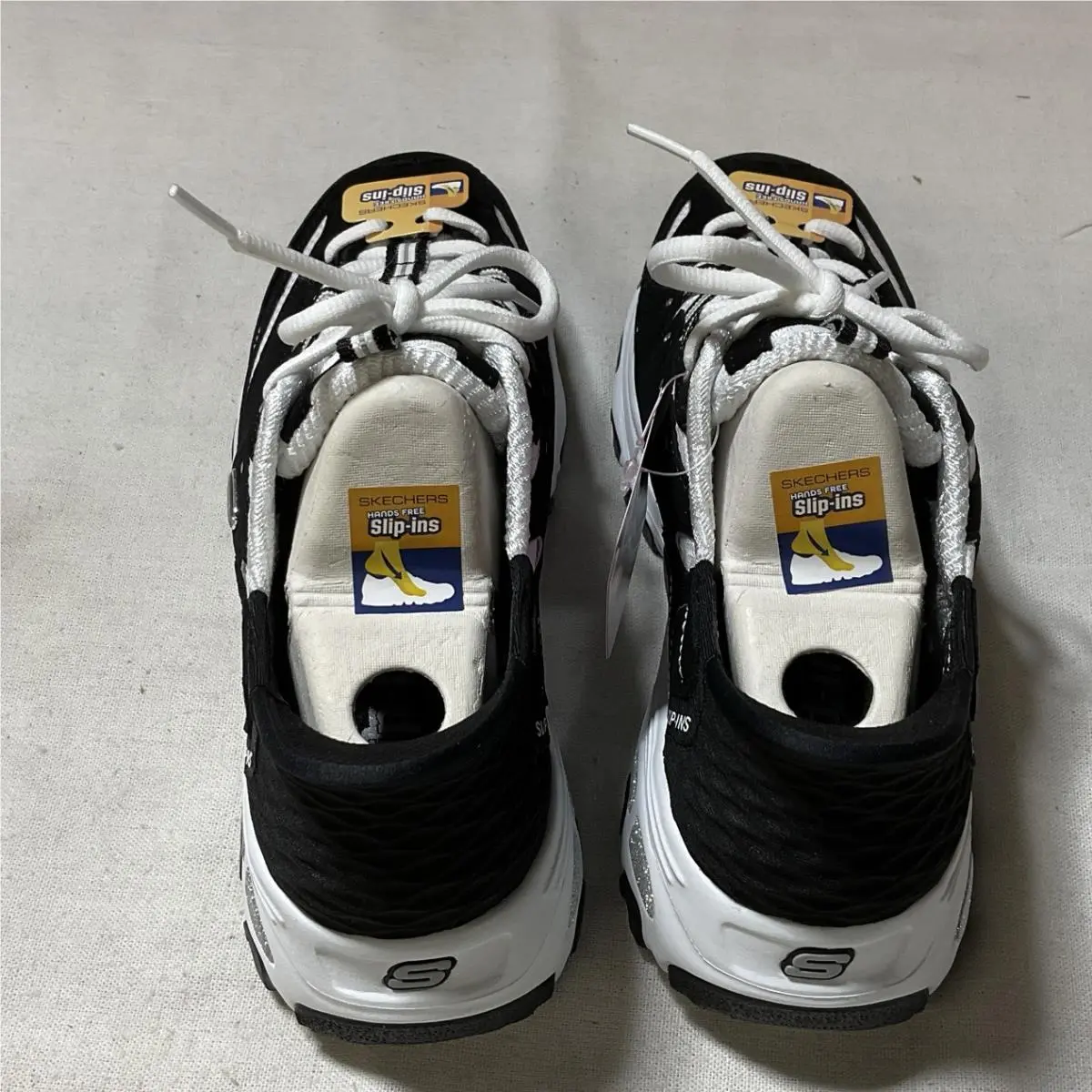 Skechers shoes - SKECHERS D`Lites - Black/White 5