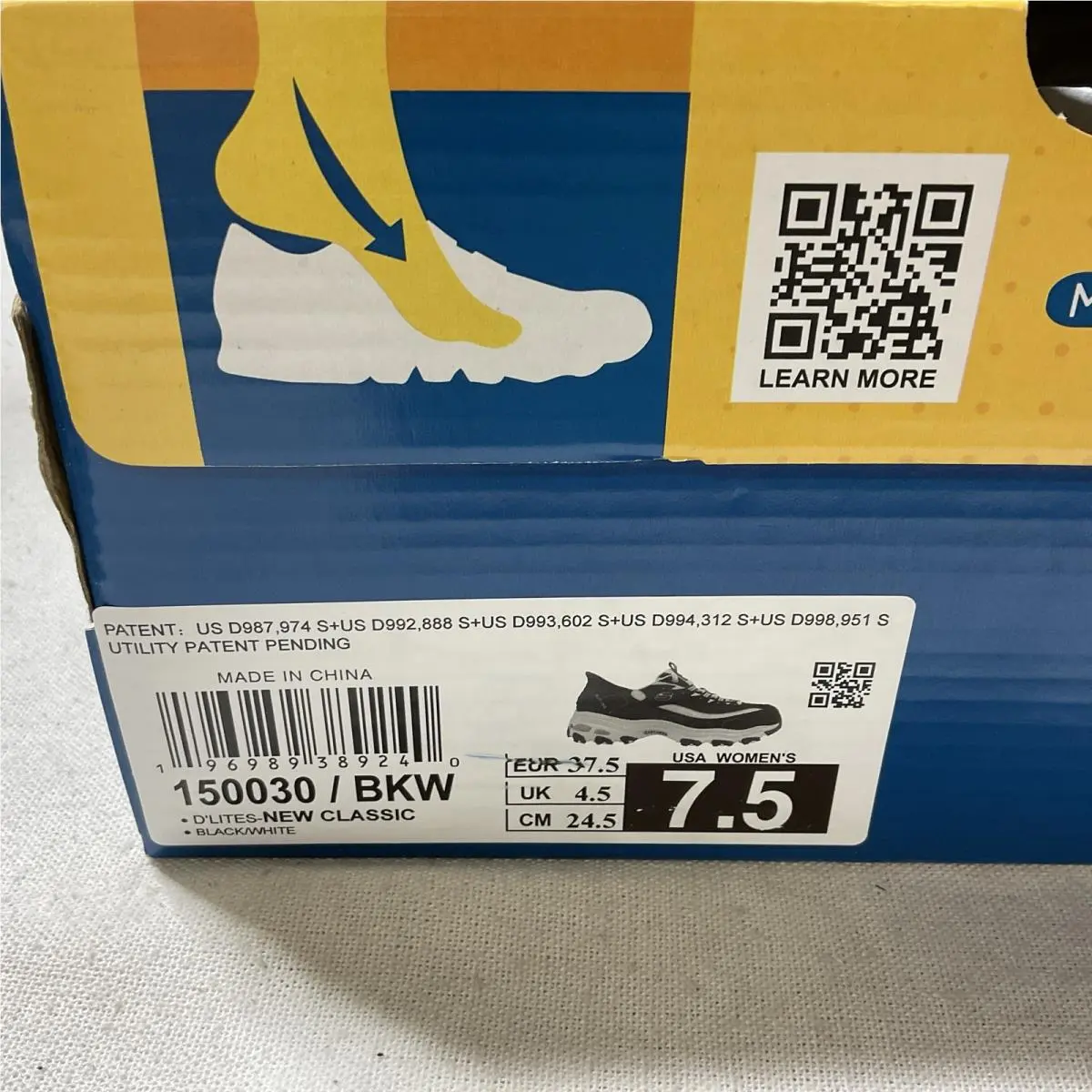 Skechers shoes - SKECHERS D`Lites - Black/White 1