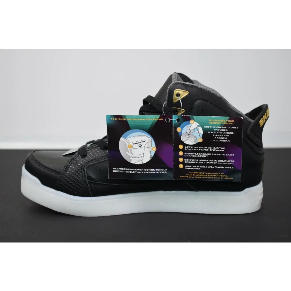 Skechers shoes - Energy Lights 2.0 - Energy Lights - Black 4