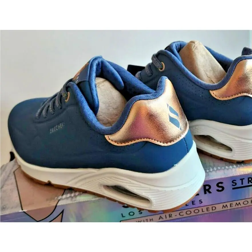Skechers shoes - Skechers Uno Stand on Air - Blue 4