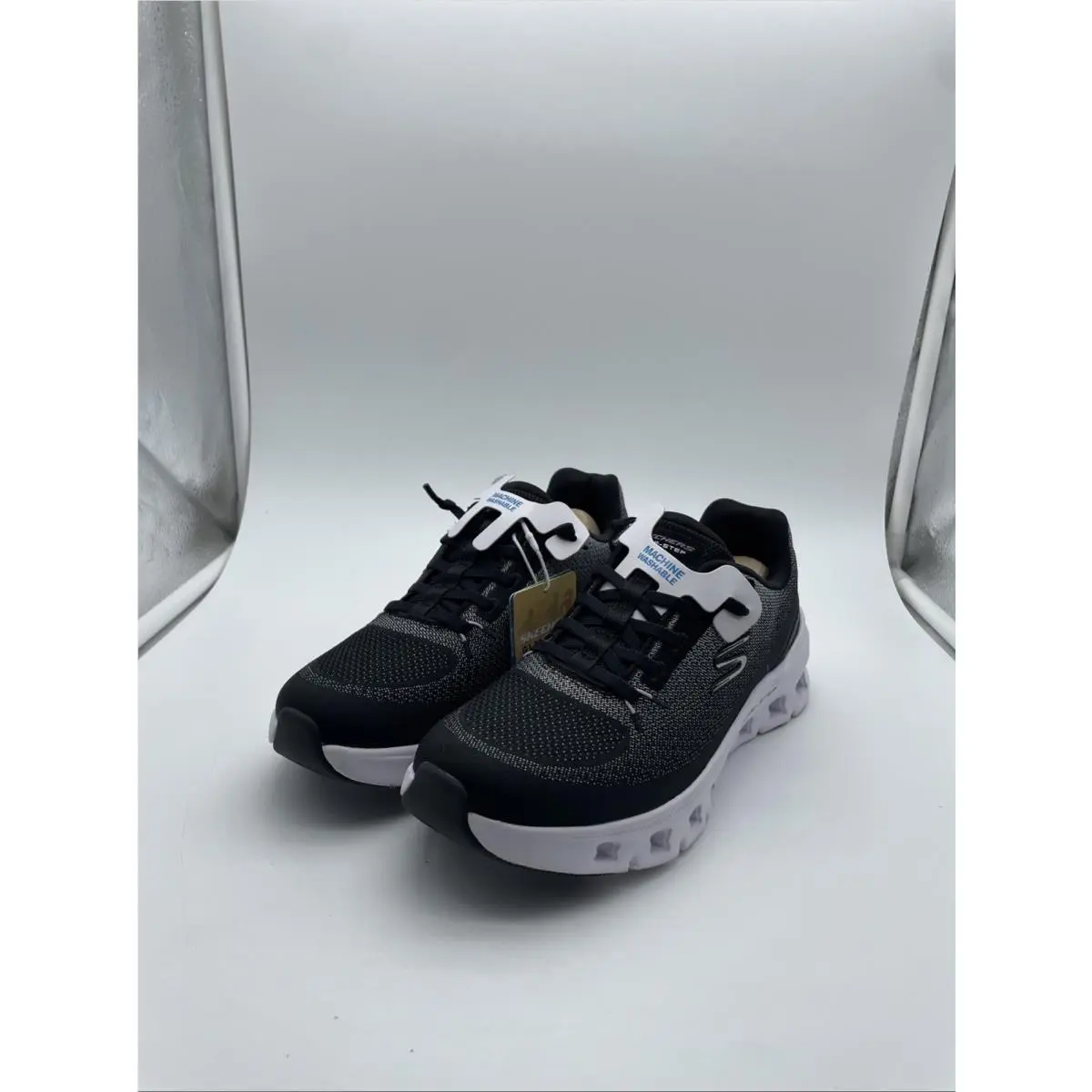 Sneakers Glide-step Pro-soft Mirage Women 7.5 Black Memory Foam 150437 by Skechers