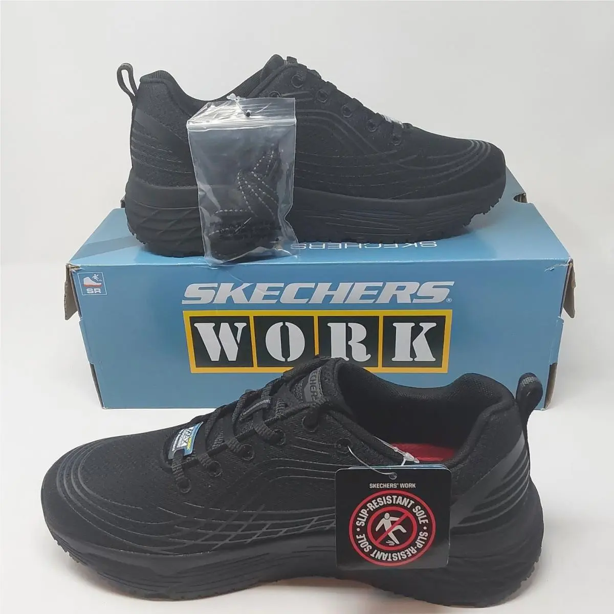 Skechers shoes - Skechers Work Max Cushioning Elite SR - 108016/BLK - Black 0