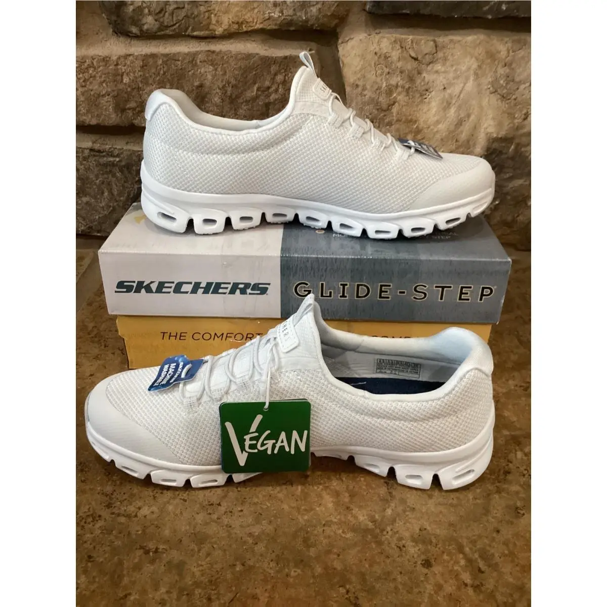 Skechers shoes - Glide-Step Glistened - Glistened - White 0