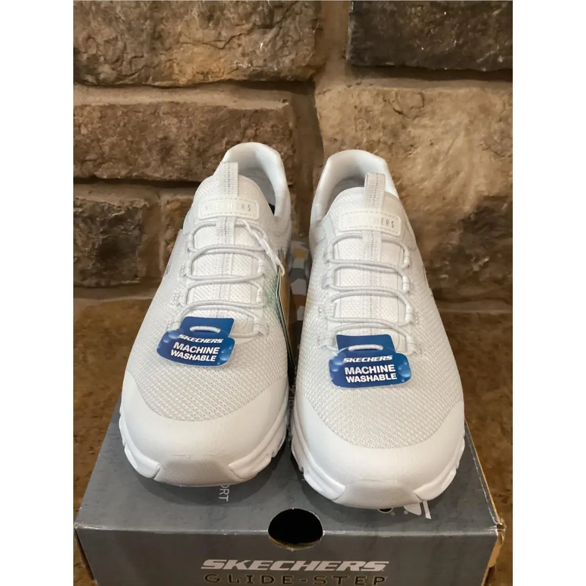 Skechers shoes - Glide-Step Glistened - Glistened - White 3