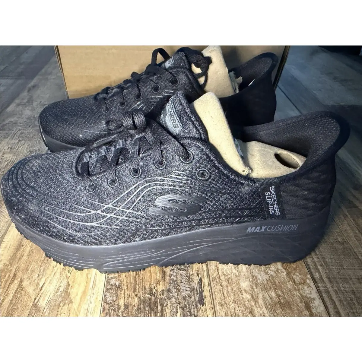 Skechers shoes - Skechers Max Cushioning Elite SR Eltra - 108172/BLK - Black (UPC: 0196989905440) 0