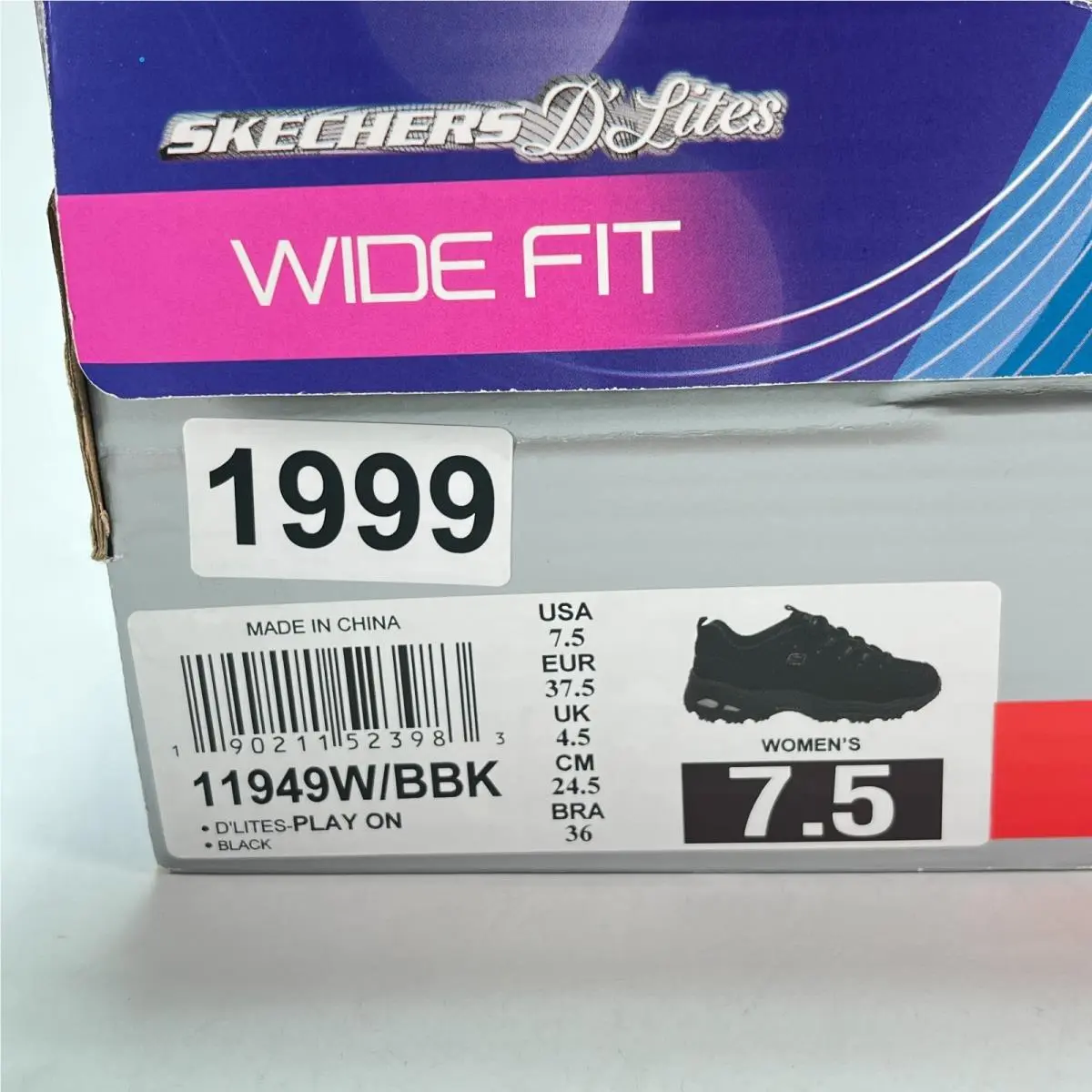 Skechers shoes - SKECHERS D`Lites - 11949W/BBK - Black 5