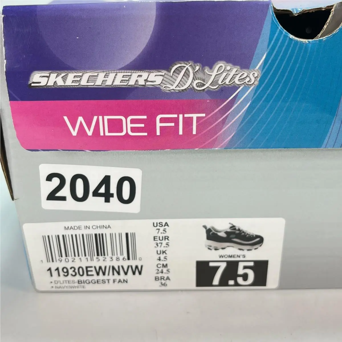 Skechers shoes - Skechers D`Lites Biggest Fan - Biggest Fan - Navy/White 5