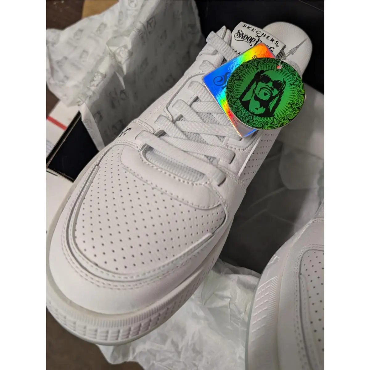 Skechers shoes - Skechers Snoop Dogg - Snoop Dogg - White (UPC: 198376182021) 9
