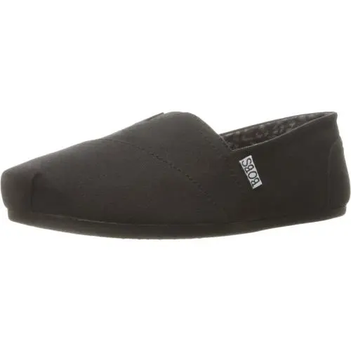 Skechers Women`s Plush-peace and Love Ballet Flat Black 10