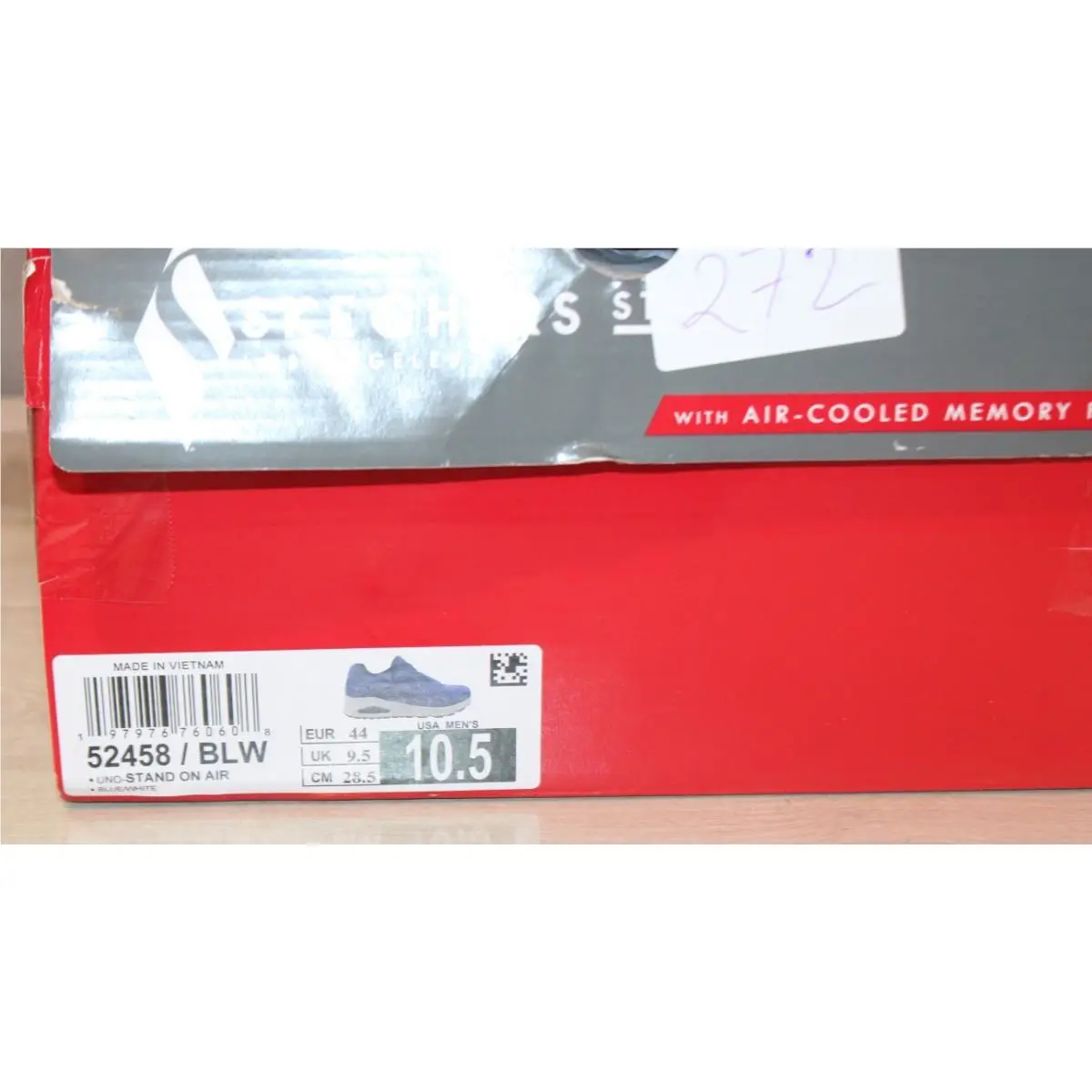 Skechers shoes - SKECHERS UNO STAND ON AIR - 52458/BLW - Blue 0