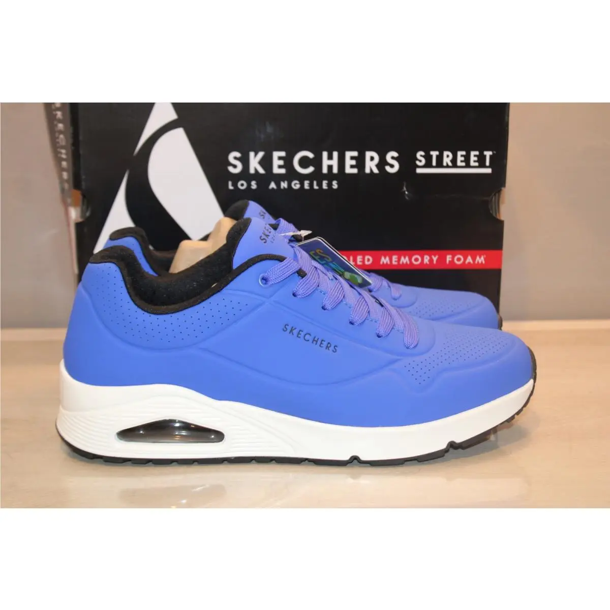 Skechers shoes - SKECHERS UNO STAND ON AIR - 52458/BLW - Blue 2