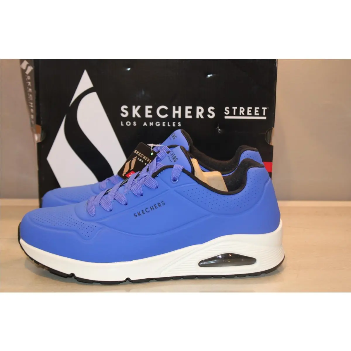 Skechers shoes - SKECHERS UNO STAND ON AIR - 52458/BLW - Blue 5