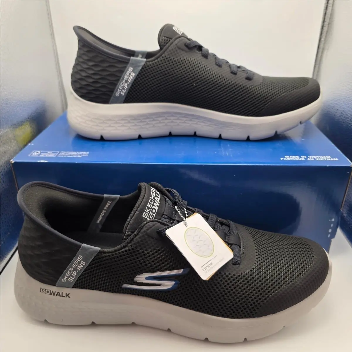 Skechers shoes - Skechers Go Walk Flex Hands Up - Black 4