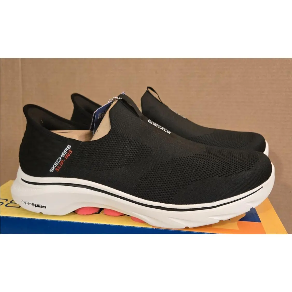 Skechers shoes - 216641WW/BKW - 216641WW/BKW - Black/White (UPC: 196989952031) 6