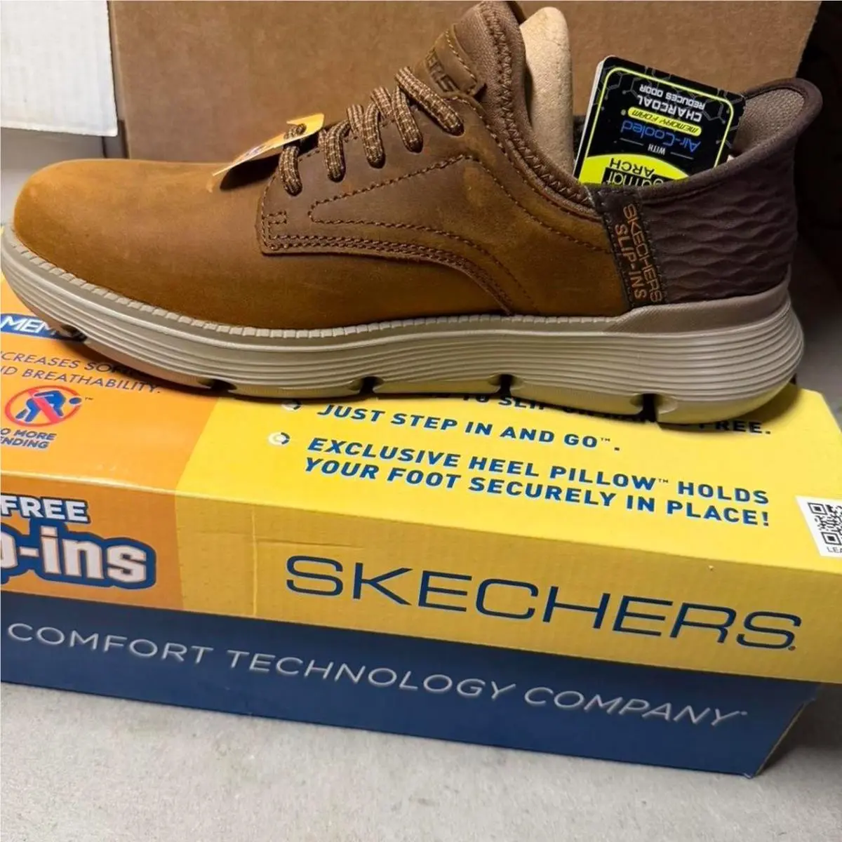 Skechers shoes - SLIP-INS GARZA DURAN - GARZA DURAN - 205353-CDB - Dark Brown (UPC: 0198739612868) 0