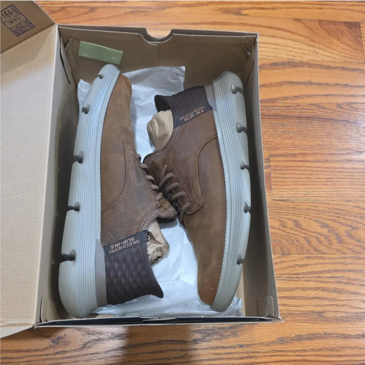 Skechers shoes - SLIP-INS GARZA DURAN - GARZA DURAN - 205353-CDB - Dark Brown (UPC: 0198739612868) 5
