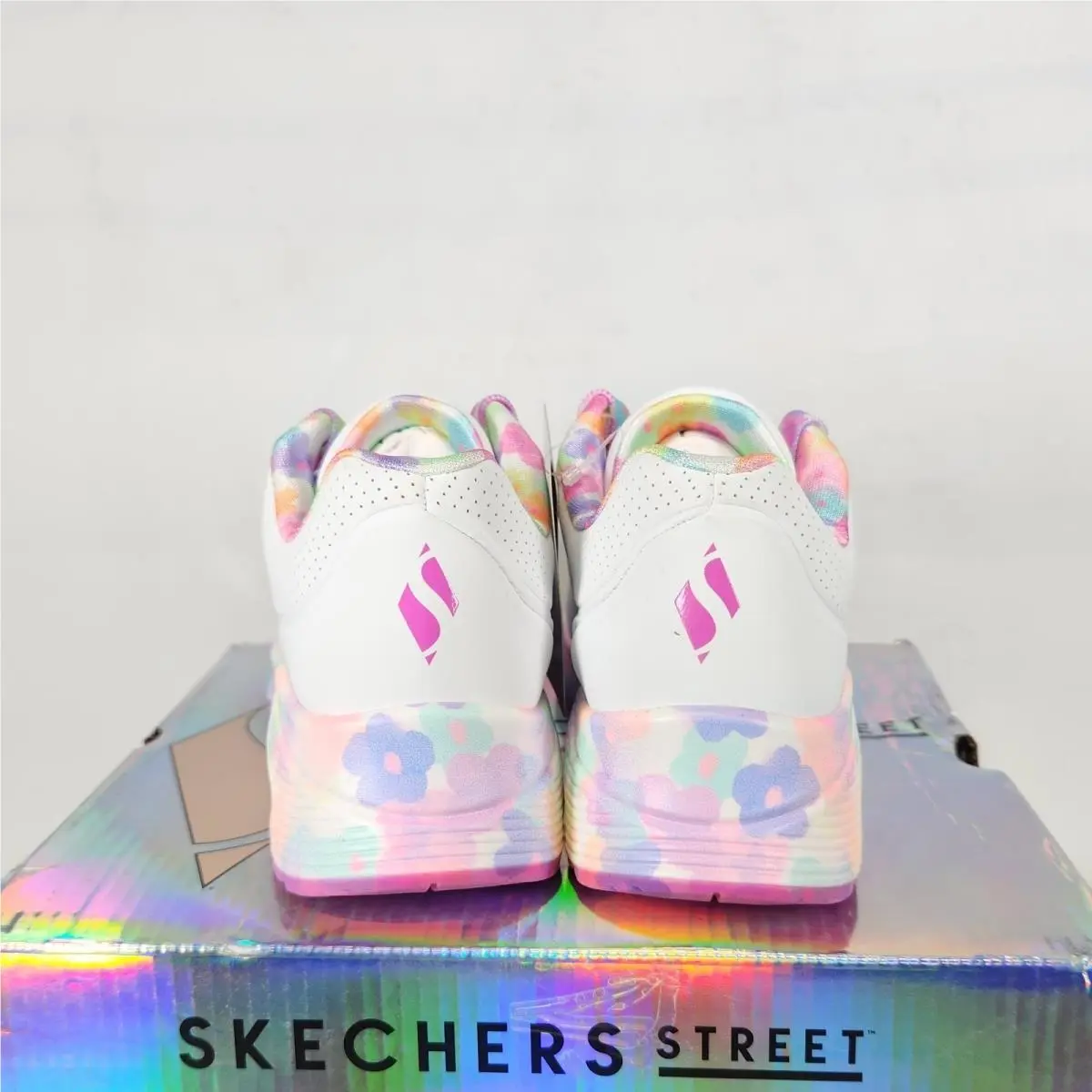 Skechers shoes - Skechers Uno Gen1 - Pastel Blooms - White 3