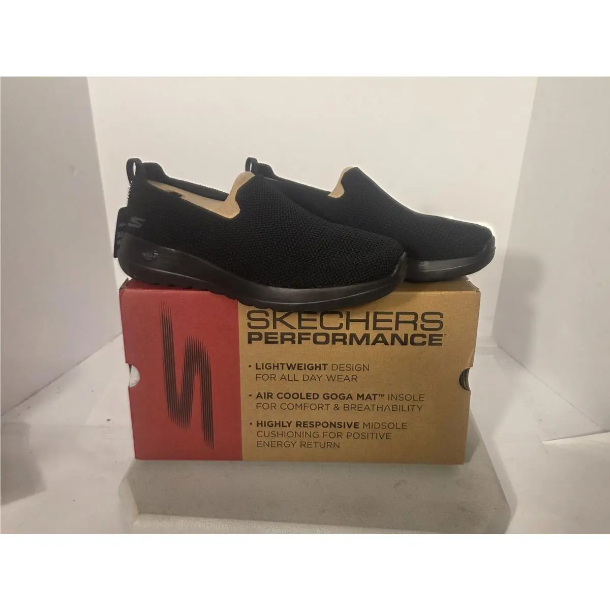 Gowalk Joy Sensational Day Shoes Womens Size 8.5 Black Sneakers by Skechers