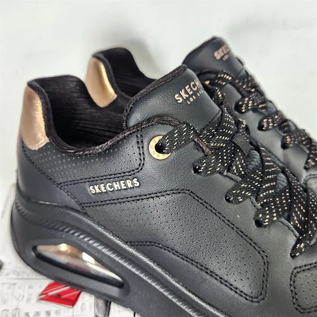 Skechers shoes - Skechers Uno Icon-Idolized Air - Uno Air - Black 0