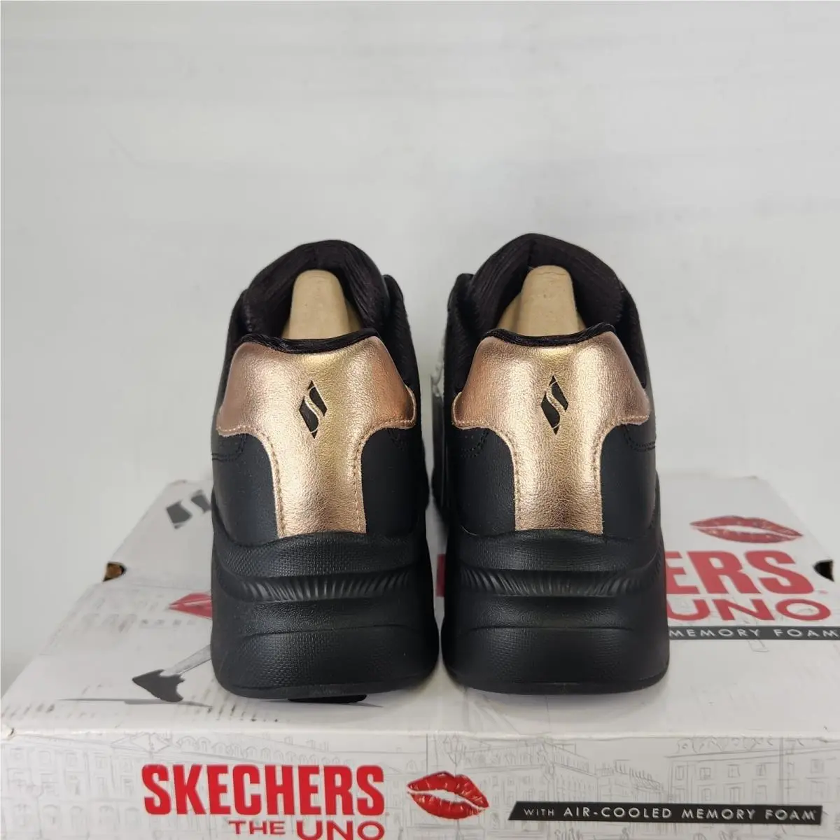 Skechers shoes - Skechers Uno Icon-Idolized Air - Uno Air - Black 3