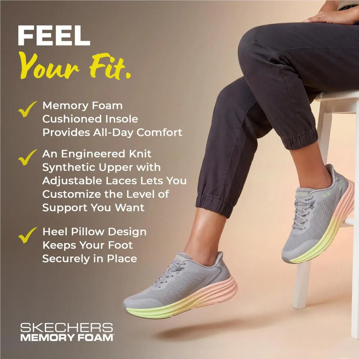 Skechers shoes - BOBSSKILLZ - BOBSSKILLZ - Bobs Skillz - Gray (UPC: 199252789297) 3