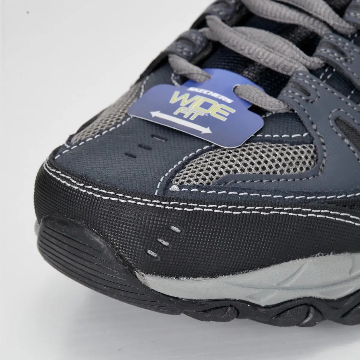 Skechers shoes - After Burn Memory Foam Wide Fit - Blue 10