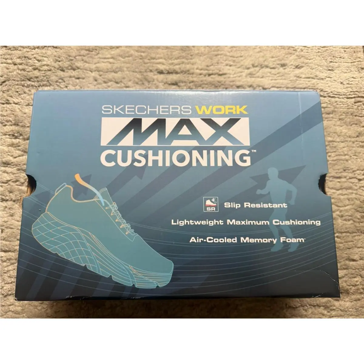 Skechers shoes - Work Slip-Resistant: Max Cushioning Endeavour - 108367 BLK - Black 2