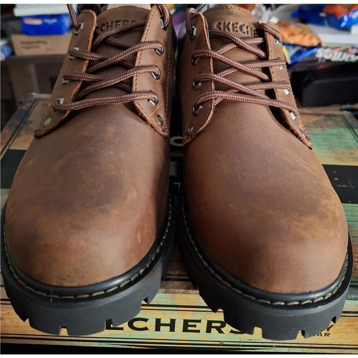 Skechers shoes - SKECHERS Utility - Utility - 6618/CDR - Brown 1