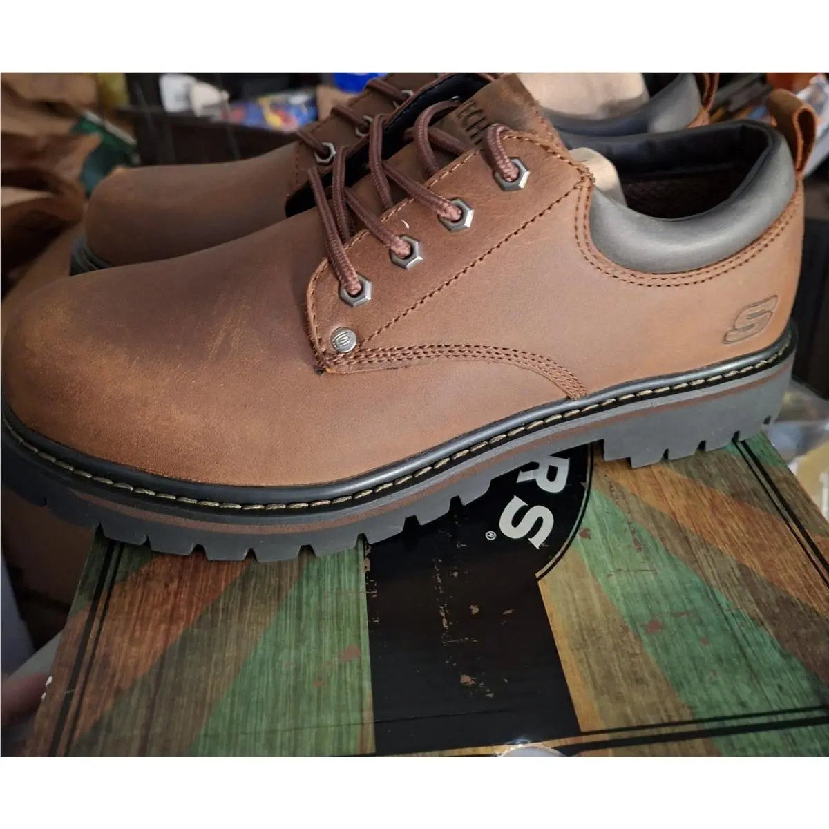 Skechers shoes - SKECHERS Utility - Utility - 6618/CDR - Brown 2