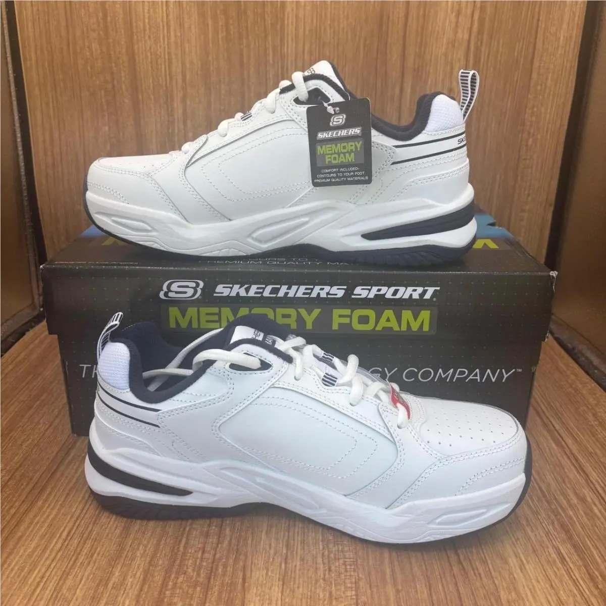 Skechers shoes - Durham-Delck 232730WW/WNV - White 0