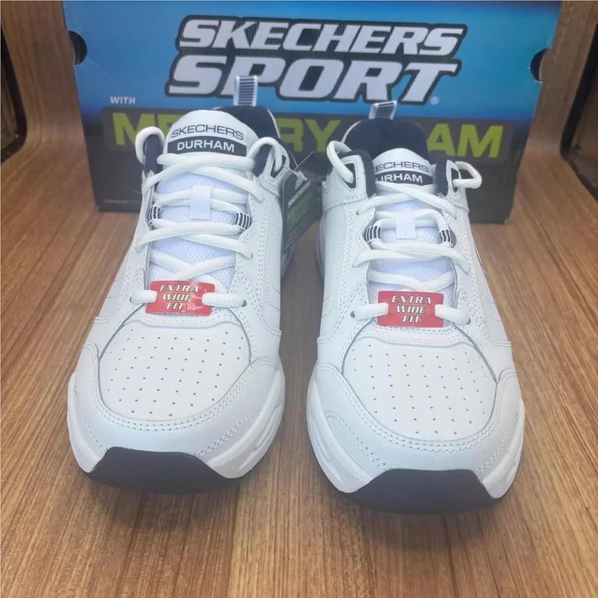 Skechers shoes - Durham-Delck 232730WW/WNV - White 1