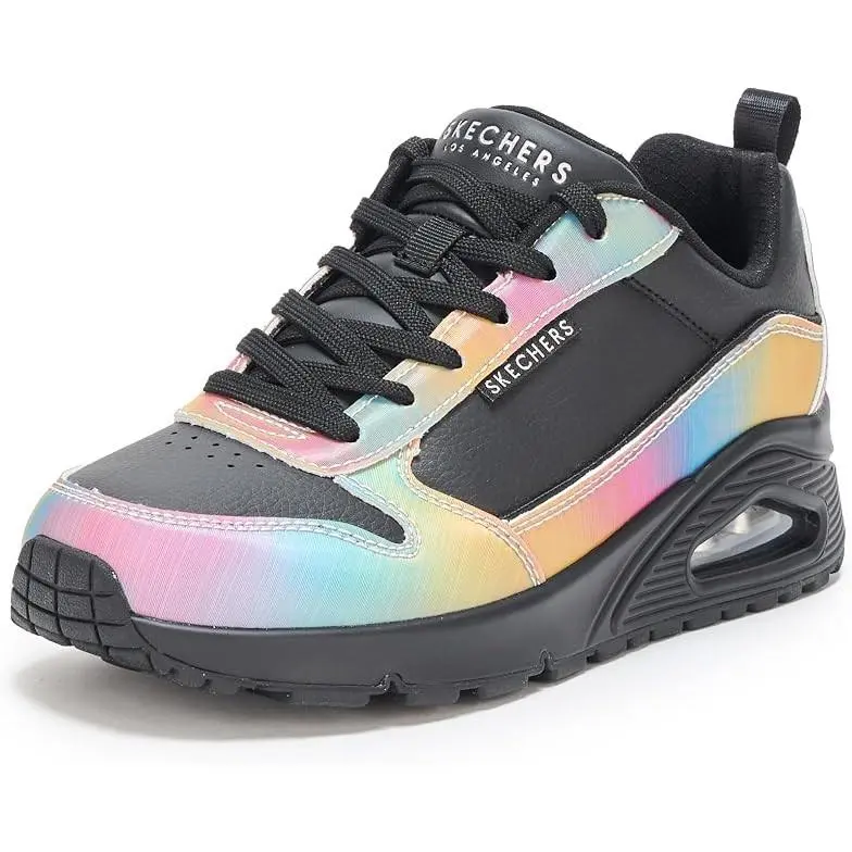 Skechers shoes - Skechers Uno Opalescent - Uno Opalescent - Black and Multi 1