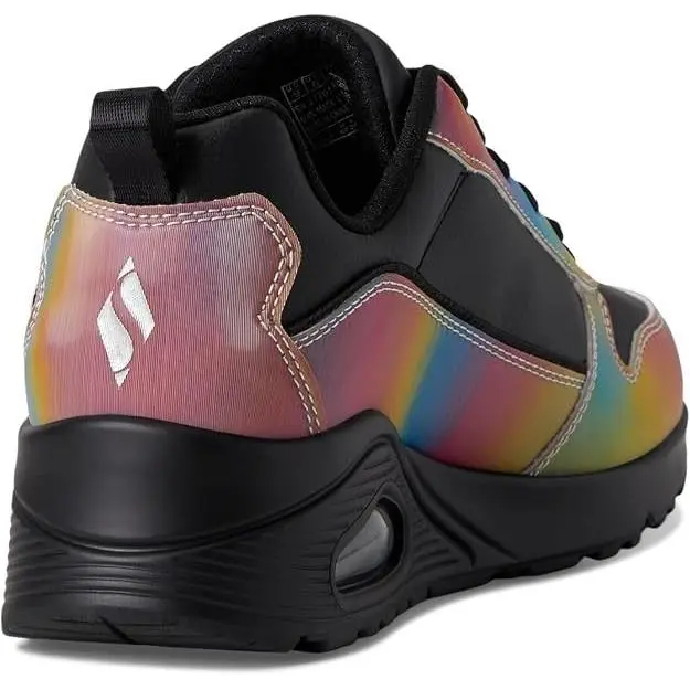 Skechers shoes - Skechers Uno Opalescent - Uno Opalescent - Black and Multi 3