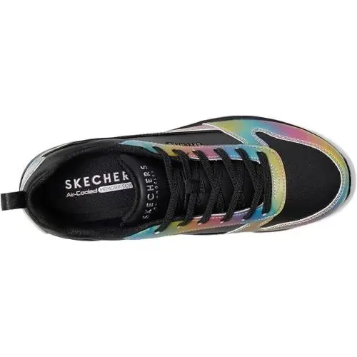 Skechers shoes - Skechers Uno Opalescent - Uno Opalescent - Black and Multi 4