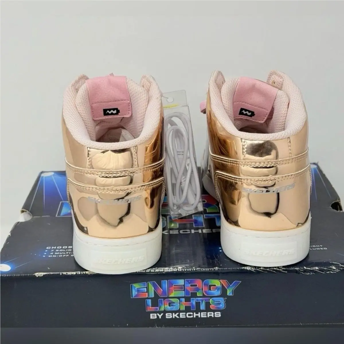Skechers shoes - Skechers Energy Lights - Energy Lights - Gold 10