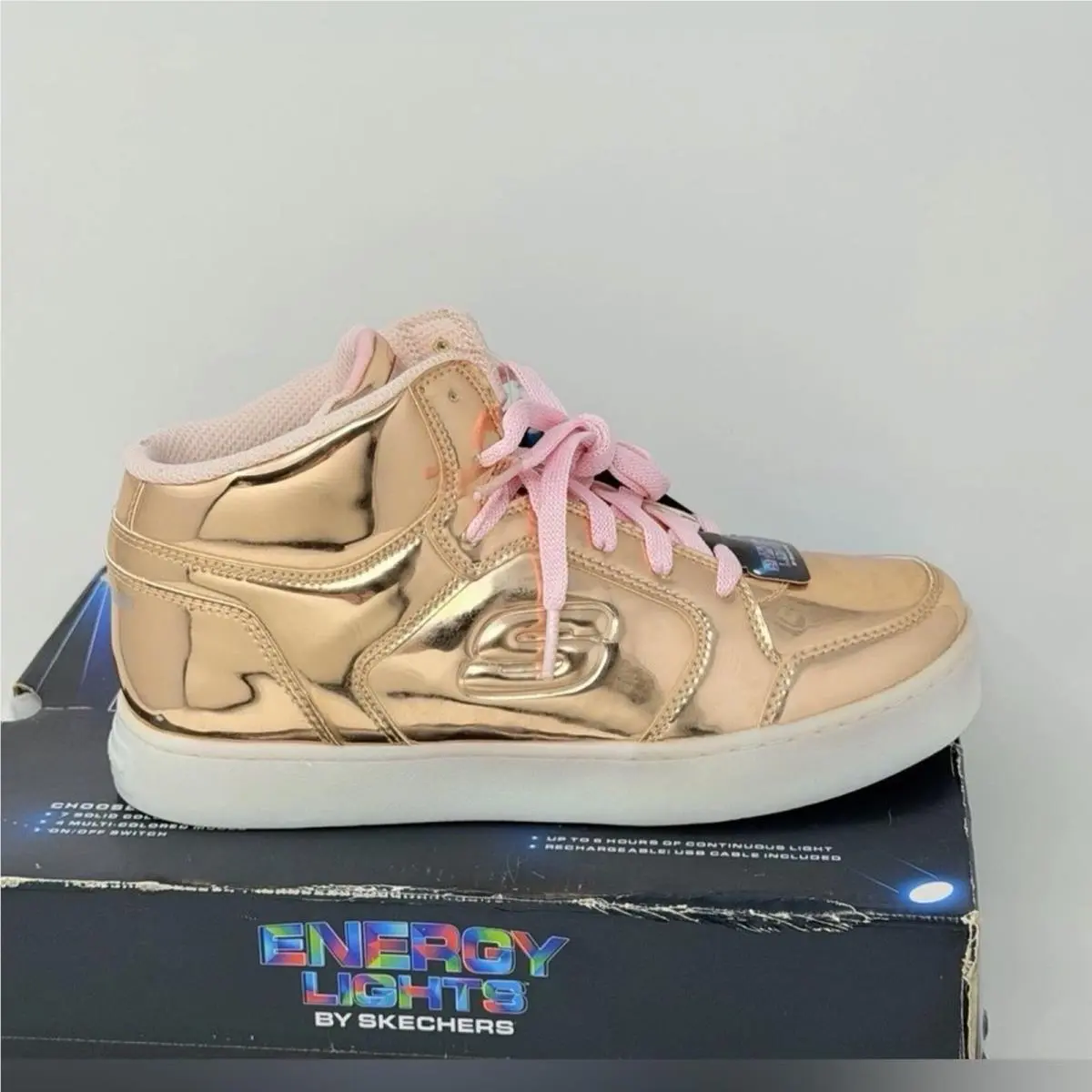 Skechers shoes - Skechers Energy Lights - Energy Lights - Gold 4