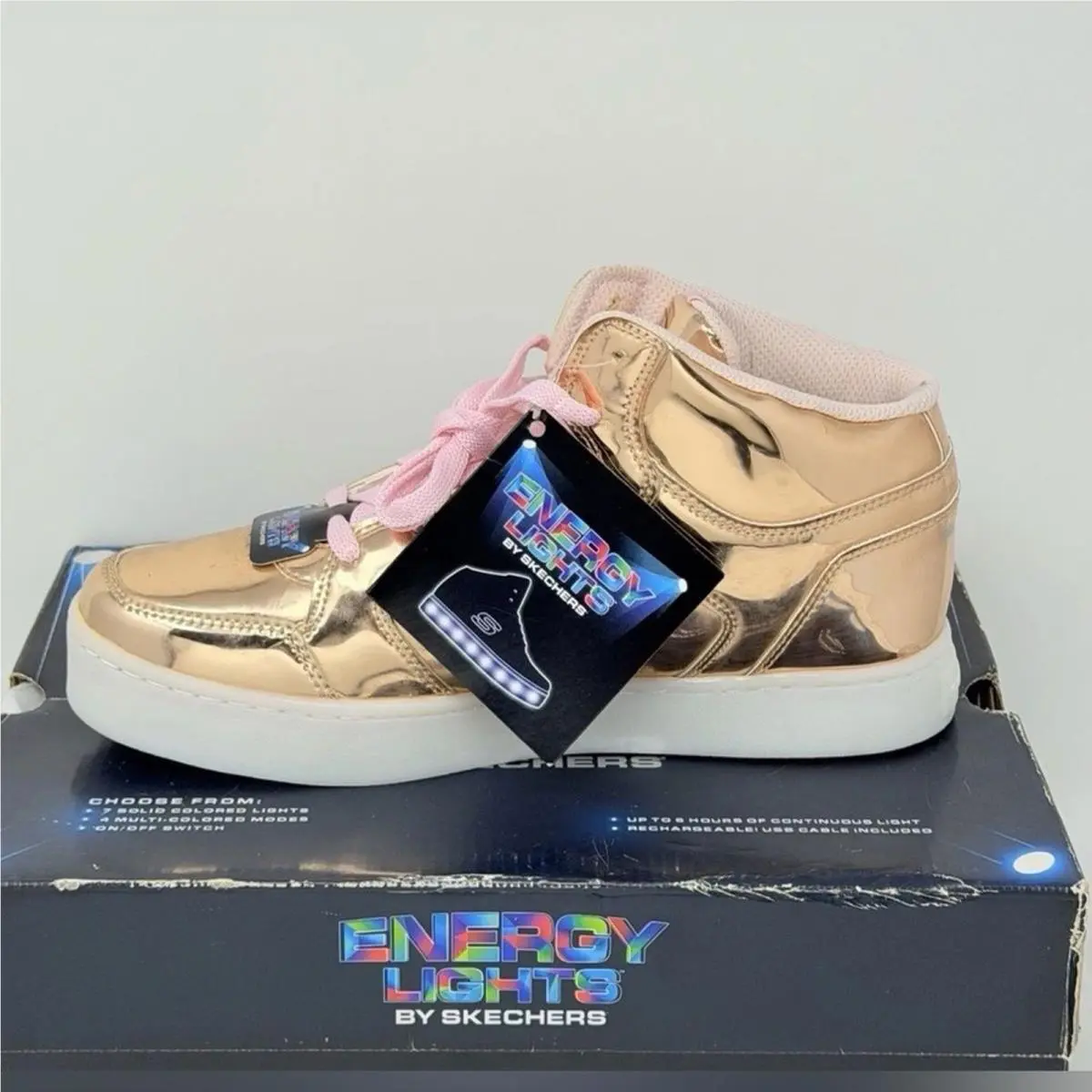 Skechers shoes - Skechers Energy Lights - Energy Lights - Gold 5