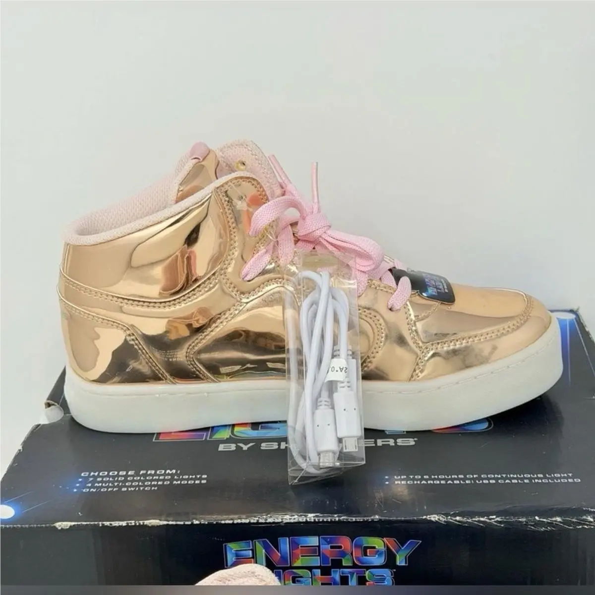 Skechers shoes - Skechers Energy Lights - Energy Lights - Gold 6