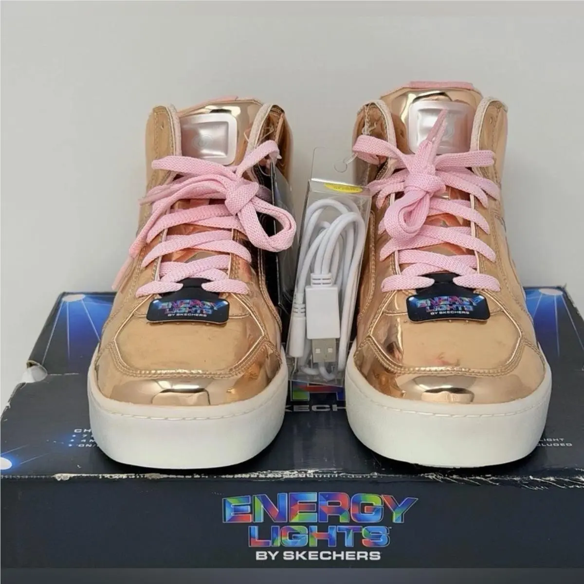 Skechers shoes - Skechers Energy Lights - Energy Lights - Gold 7