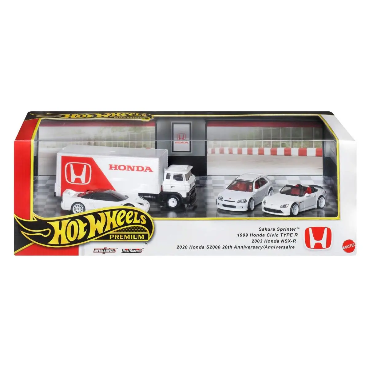 Hot Wheels Premium Collector Set Assortment Honda Type R Heritage Ride On - Mulch