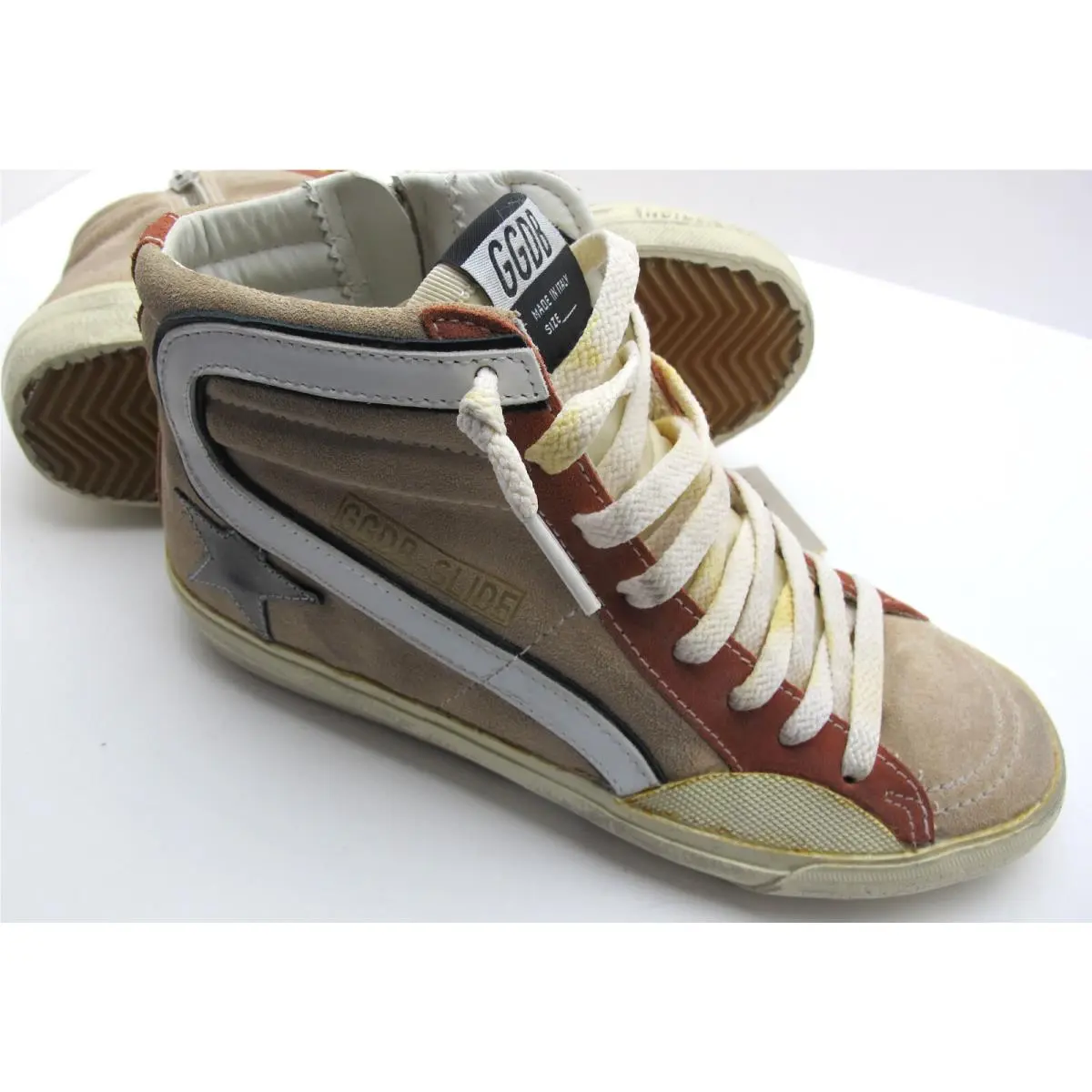Golden Goose shoes - GWF00477.F004073.55521 - GWF00477F00407355521 - Coral/White (UPC: 8050235476882) 3