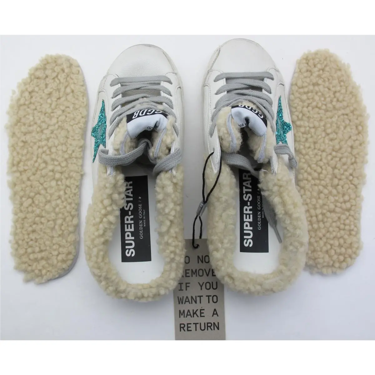 Golden Goose shoes - Super-Star Sabot - Sabot - White (UPC: 8050235231412) 3