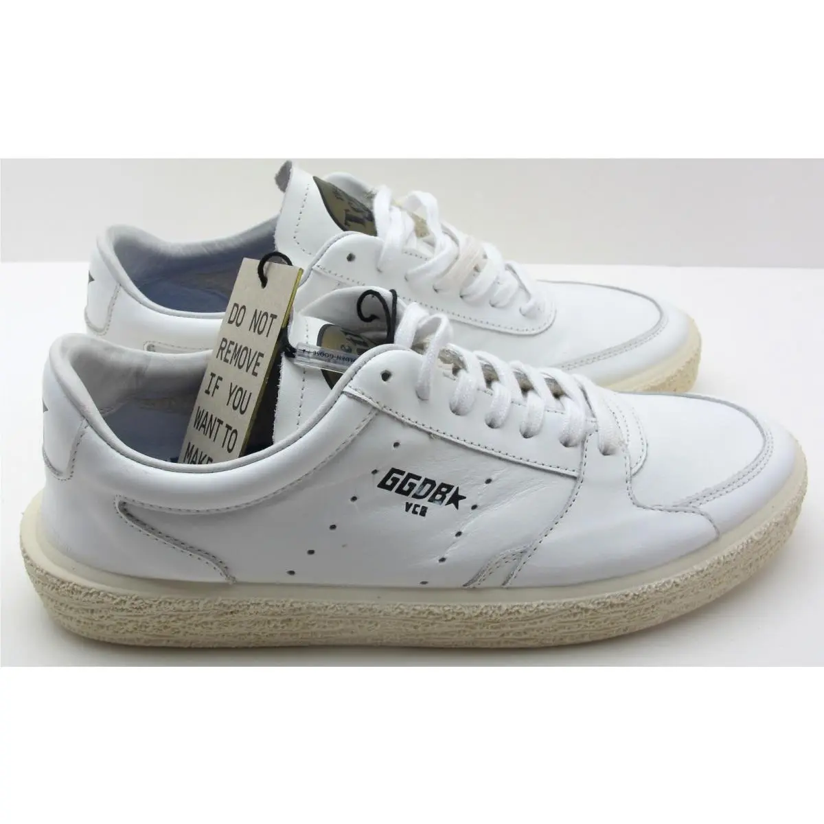 Mens 40/7.5US Leather Sneakers The Tenthstar White by Golden Goose