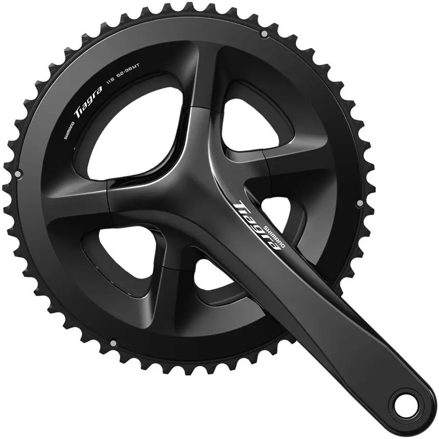 Shimano Tiagra FC-R4000 Crankset 165mm 11-Speed 52/36t 110 Bcd Black