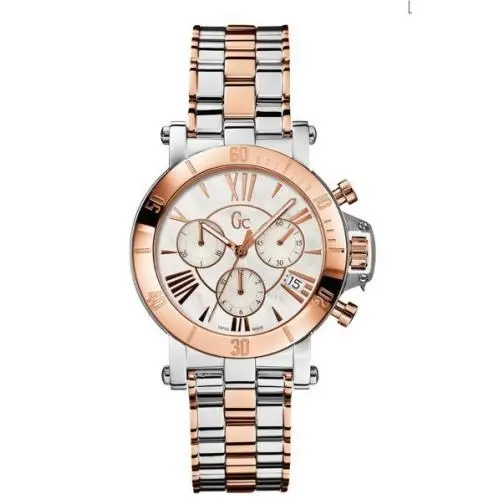 Collection Two-tone Women`s Watch Chronograph Mother of Pearl X73002M1S by Guess