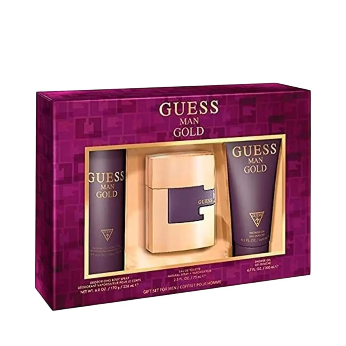 Inc.  Gold 3-Piece Gift Set For Men by Guess