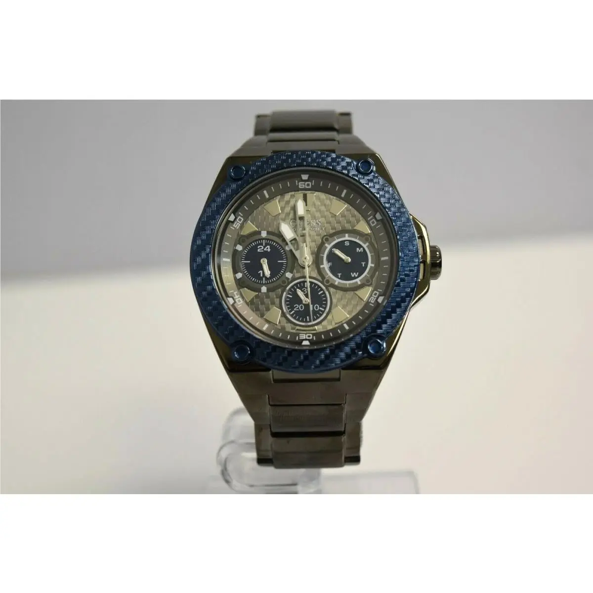 Men`s Gunmetal SS Gray Dial U1305G3 Watch by Guess
