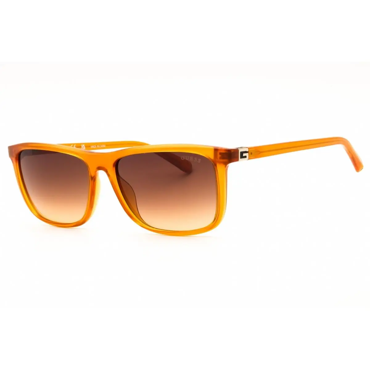 GU00169 44F Orange / Other / Gradient Brown 58mm Men`s Sunglasses by Guess