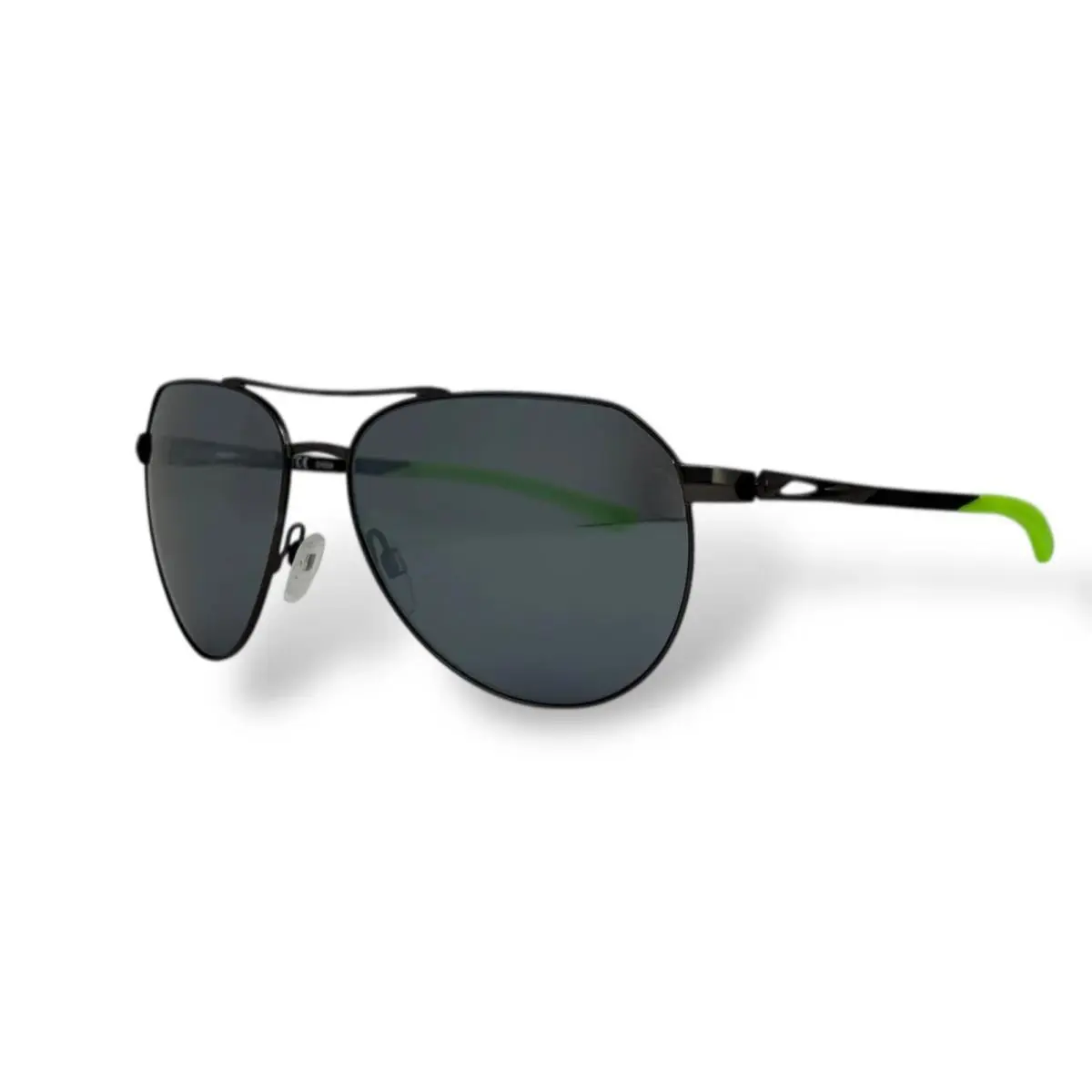 Club Nine Black Aviators with Black Lens Sunglasses by Nike